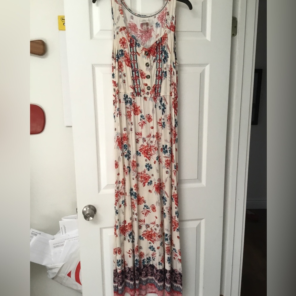 Floral maxi dress